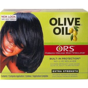 ORS No Lye Relaxer Kit â€“ Extra Strength for Thick Frizzy Hair (1 Kit)