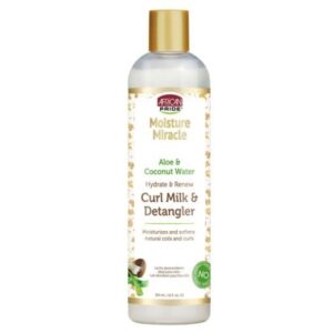 African Pride Moisture Miracle Aloe & Coconut Water Curl Milk & Detangler 354ml