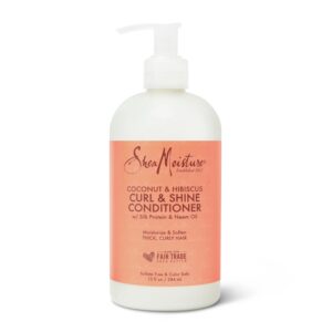 Shea Moisture Curl Shine Silicone Free Conditioner for Curly Hair, 13 Oz