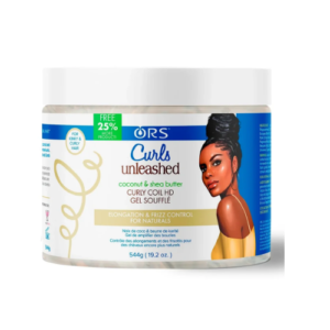 ORS Curls Unleashed Coconut & Shea Butter Curly Coil HD Gel Souffle 455g