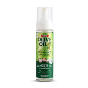 ORS Olive Oil Wrap/Set Mousse - 207ml, Perfect For Styling & Conditioning, Infused With Nourishing