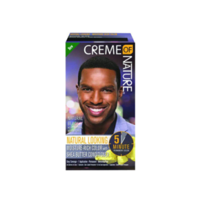 Creme of Nature Natural Looking Moisture-Rich Color with Shea Butter Conditioner, Natural Black, 1 Application