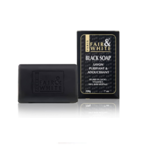 Fair & White Purifying & Softening Black Soap 200g
