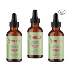 Mielle/Rosemary Mint/Scalp & Hair Strengthening Oil/Healthy Hair Growth / 2 oz (59ml) / (Pack of 3)