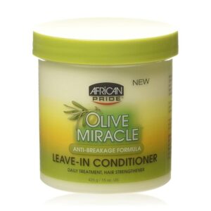 African Pride Olive Miracle Anti-Breakage Leave-In Conditioner 425g/15oz