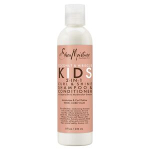 Shea Moisture Coconut & Hibiscus Kids 2 in 1 Shampoo and Conditioner + Detangler