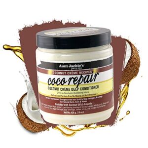 Aunt Jackie's Coconut Creme Recipes Coco Repair Deep Conditioner 15oz