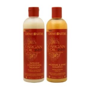 CREME OF NATURE Argan Oil Moisture Shine Shampoo & Intensive Treatment