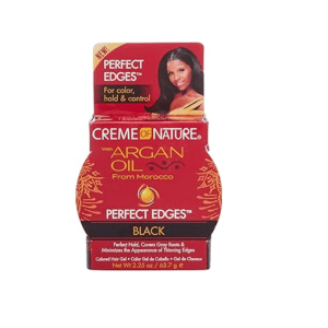 Creme Of Nature Argan Oil Perfect Edges Edge Control Gel Black 63.7g