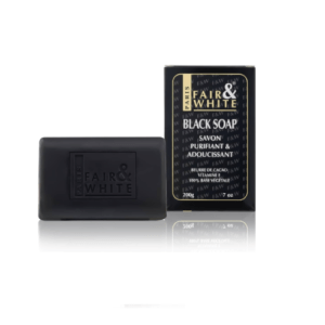 Fair & White Purifying & Softening Black Soap 200g