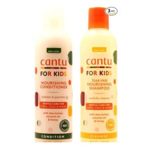 Cantu Care for Kids Tear-free Nourishing Shampoo 8oz & Conditioner 8oz Duo-set