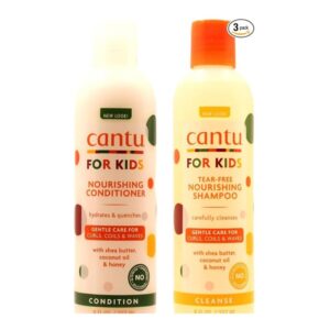 Cantu Care for Kids Tear-free Nourishing Shampoo 8oz & Conditioner 8oz Duo-set
