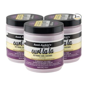 Aunt Jackie'S Curl La La Defining Curl Custard 15oz Jar (3 Pack)