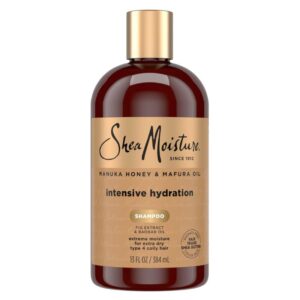 Shea Moisture Manuka Honey & Mafura Oil Intensive Hydration Shampoo with African Rock Fig & Baobab Oil 13 oz