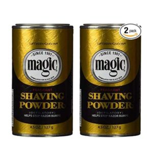 SoftSheen-Carson Magic Fragrant Shaving Powder 4.5 oz / 127g (Pack of 2)