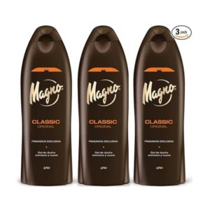 Magno Shower Gel 18.3oz./550ml x 3