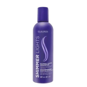Clairol Shimmer Lights Blonde Toning Shampoo 8 oz
