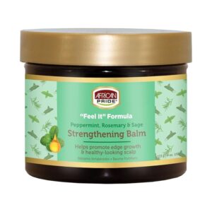 African Pride Feel It Formula Hair Strengthening Balm - 4oz