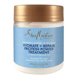 Shea Moisture Manuka Honey & Yoghurt Hydrate & Repair Protein Power Hair Treatment 227 ml