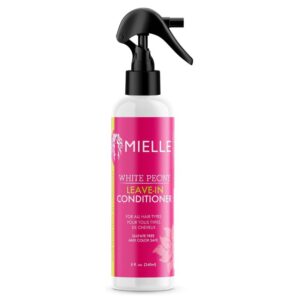 Mielle Organics White Peony Sulfate-Free Leave-In Conditioner, Color Safe, 8 Ounces